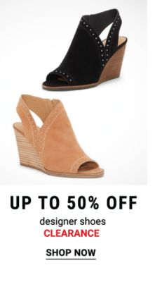 Up to 50% off designer shoes clearance. Shop Now.