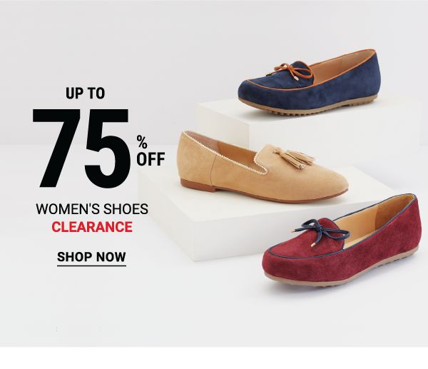 Up to 75% off women's shoes clearance. Shop Now.