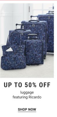 Up to 50% off luggage featuring Ricardo. Shop Now.