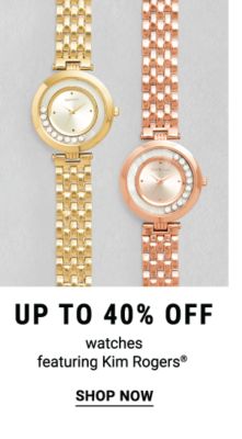 Up to 40% off watches featuring Kim Rogers®. Shop Now.