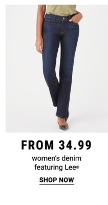 Women's denim featuring Lee® from $34.99. Shop Now.