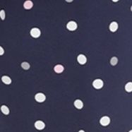 Navy Polka Dots