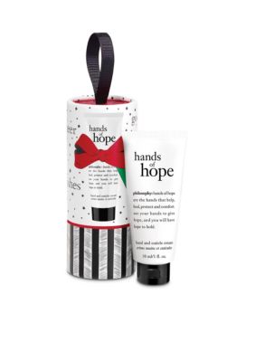 philosophy hands of hope ornament