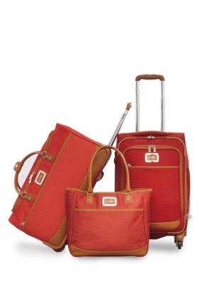 Jessica Simpson Breton Luggage Collection - Red