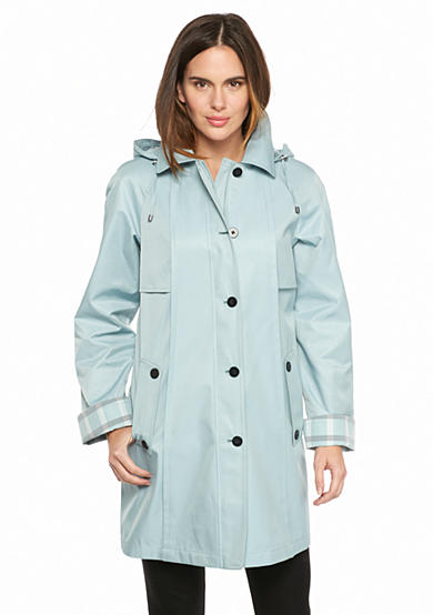 Gallery Aline Trench Coat With Pattern Lining