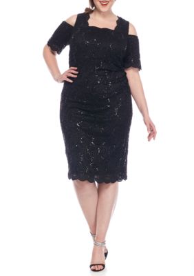 Dresses Plus Size Black Cocktail Belk 