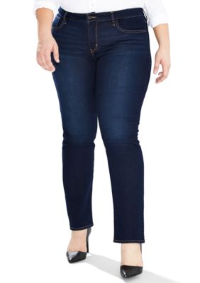 levi's women's plus size 314 shaping straight jean