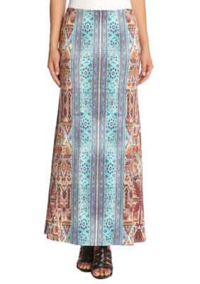 Karen Kane Baja Printed Maxi Skirt
