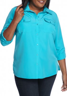 belk plus size tops