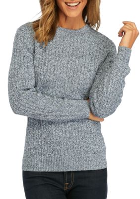 Kim Rogers® Cable Crew Sweater | belk