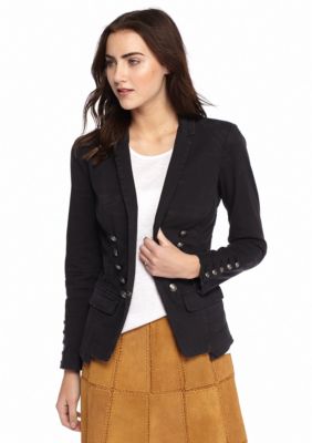 Free People Structured Washed Blazer