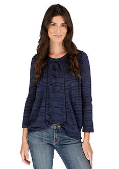 Lucky Brand Shadow Striped Top