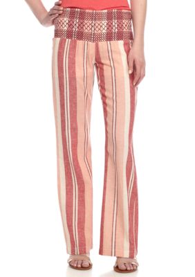 indigo rein linen pants