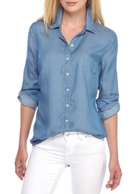 belk crown and ivy men's shirts