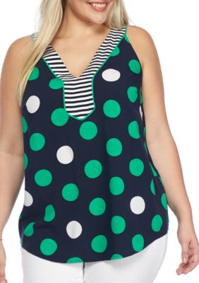 belk plus size tunic tops