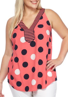 belk plus size tunic tops