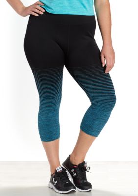plus size white capris