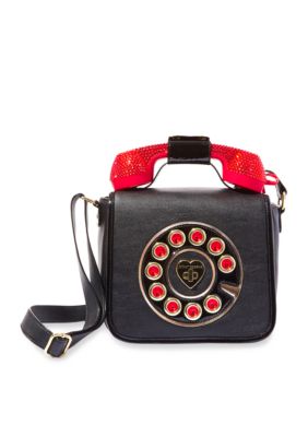 betsey johnson rotary phone purse