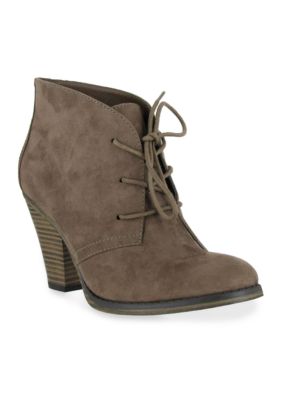 MIA Shawna Lace-Up Booties