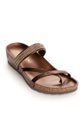 Italian Shoemakers Hilary Wedge Sandal - Belk