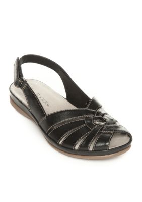 kim rogers black sandals