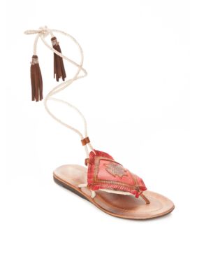 belk women's flat sandals