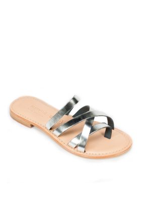 belk women's flat sandals