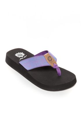 belk yellow sandals