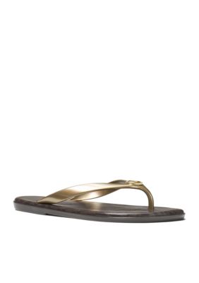 belk michael kors flip flops
