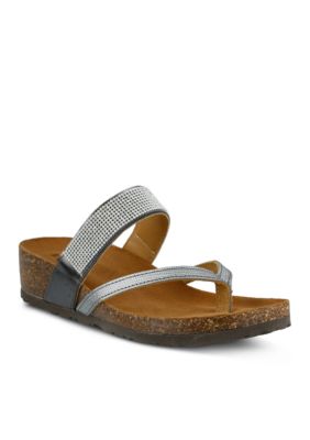 belk women's flat sandals