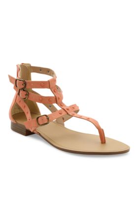 belk women's flat sandals