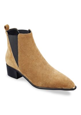 marc fisher yale booties suede