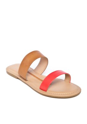 belk women's flat sandals