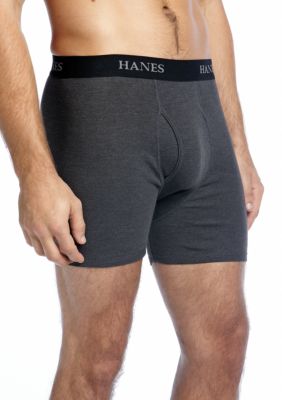 Hanes® 4 Pack Platinum Tagless® Boxer Briefs Belk