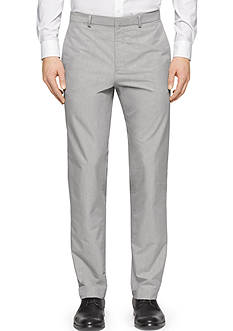Calvin Klein Regular-Fit Flat-Front High Low End On End Suit Pants