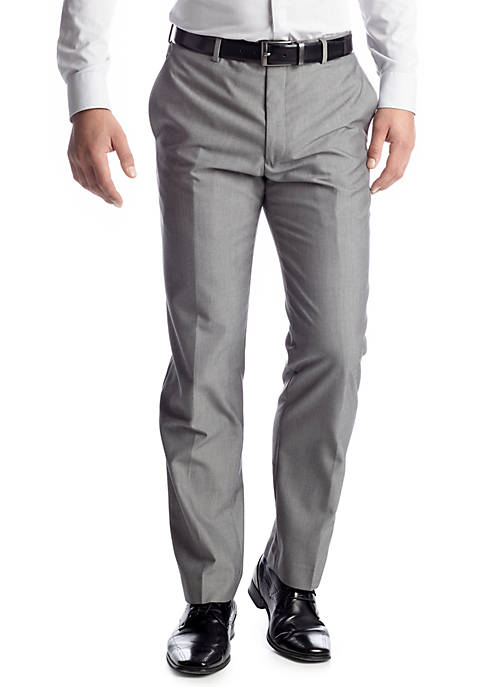 Madison Modern Slim-Fit Light Gray Suit Separate Pants | belk