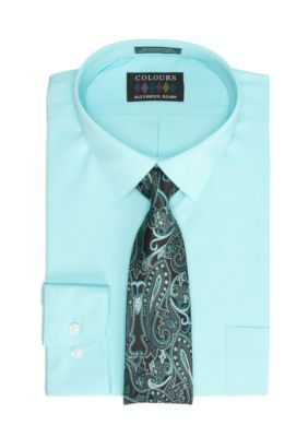 mens boxed shirt and tie sets