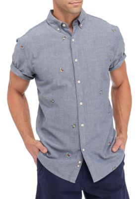 belk crown and ivy men's shirts