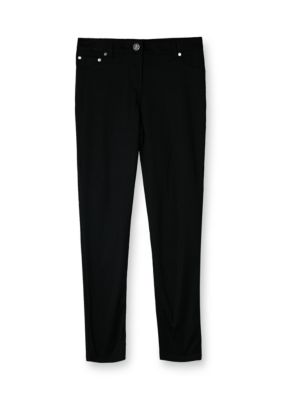 girls black uniform pants