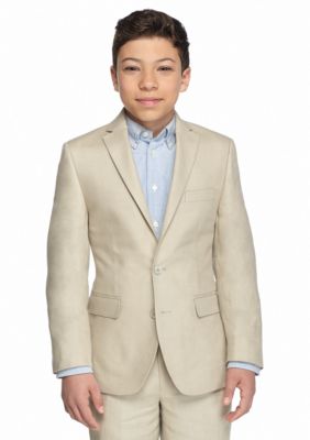 ralph lauren khaki suit