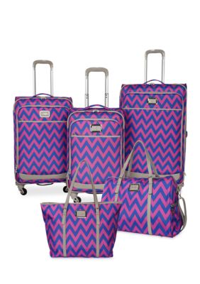 jessica simpson luggage purple