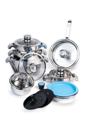 Biltmore® Belly Shaped Stainless 13 Piece Cookware Set Belk 5325