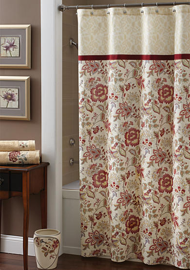 Croscill Romance Shower Curtain And Hooks Sold