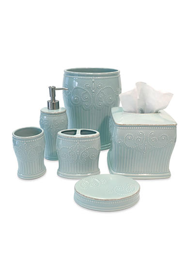 Lenox 174 French Perle Ice Blue Bath Accessories Belk