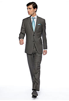 Calvin Klein Slim Fit Charcoal Neat Suit Separates