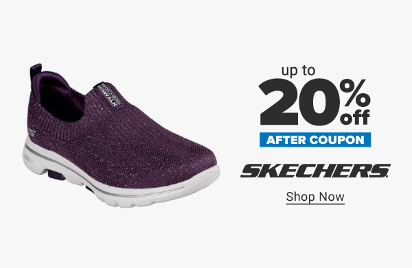 Up to 20% off Skechers after coupon. Shop Now.