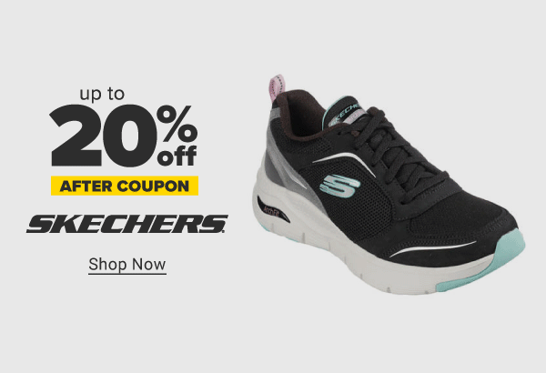 Up to 20% off Skechers after coupon. Shop Now.