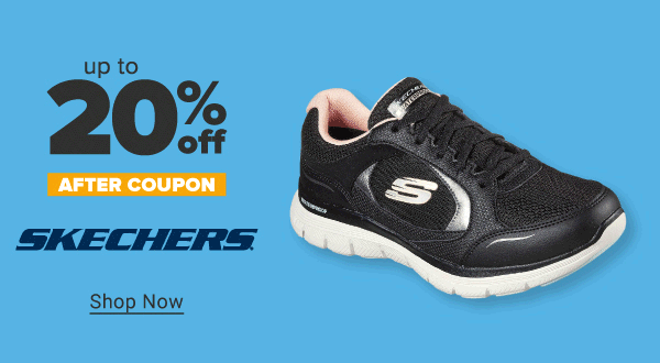 Up to 20% off Skechers after coupon. Shop Now.
