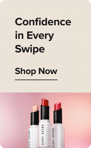Bobbi Brown. Confidence in every swipe. Find your signature look with new arrivals. Shop now. An image of lip products.