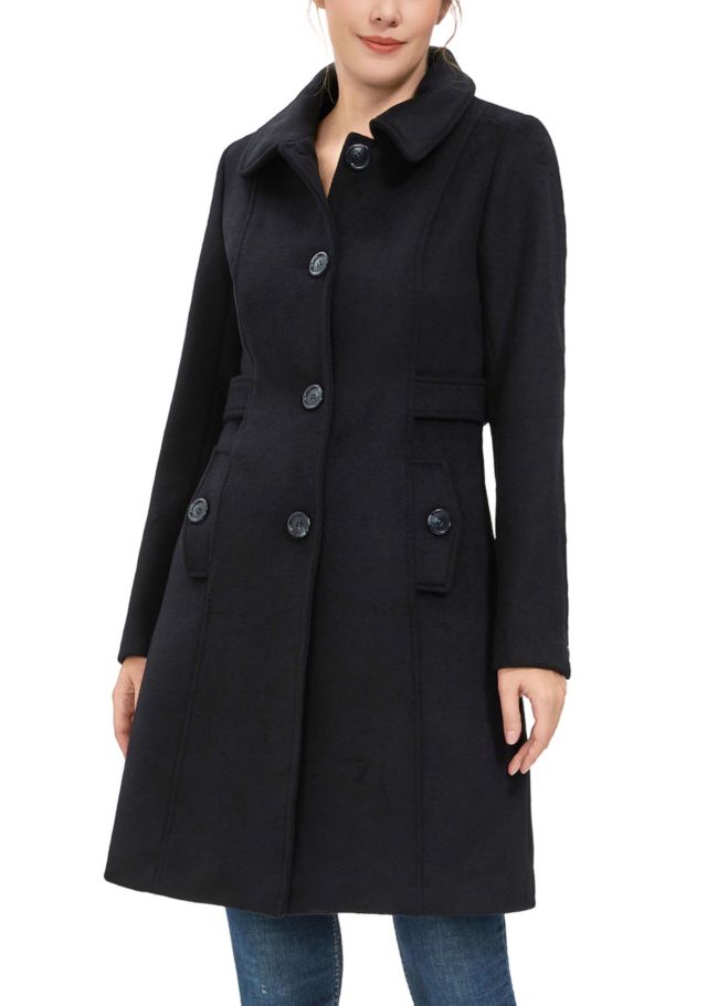 Kimi & Kai Women's Arina Wool Blend Walking Coat | Belk